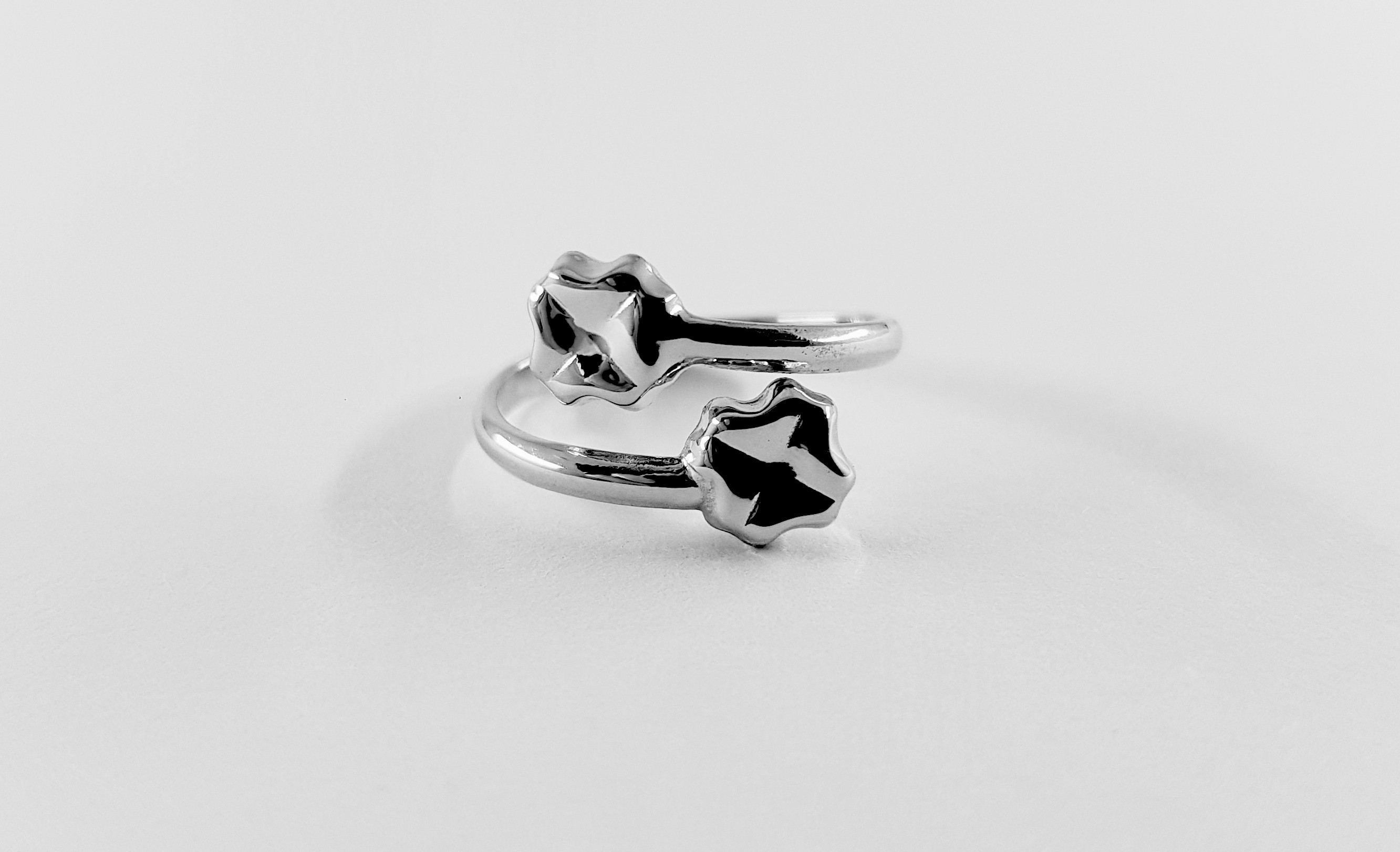 Anello in Argento 925 con Quadrifogli