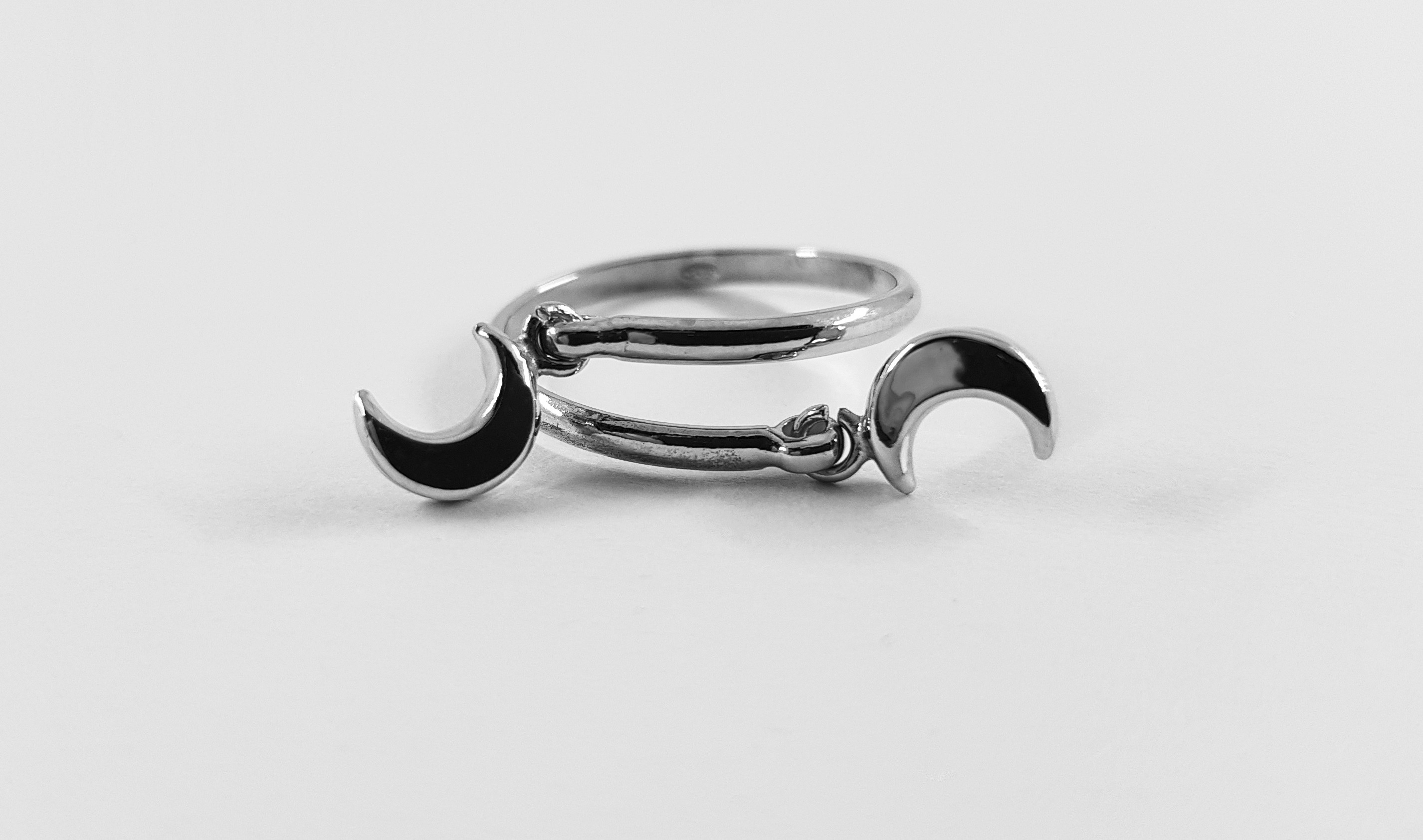 Anello in Argento 925 con Lune