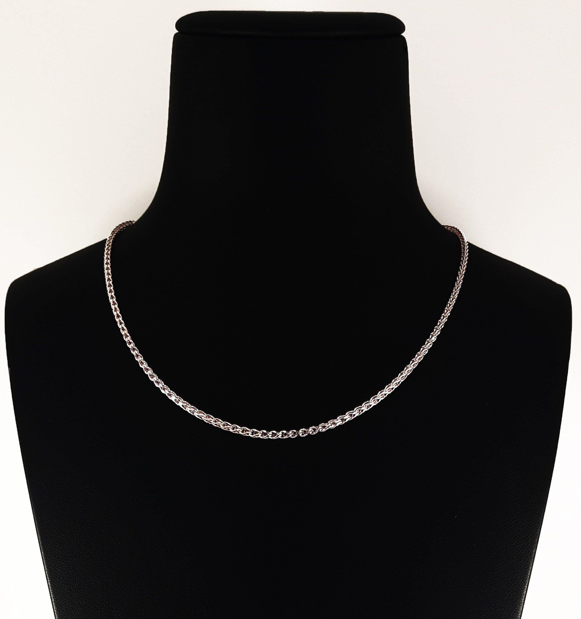 Collana in Argento 925 con pietre rosa chiaro