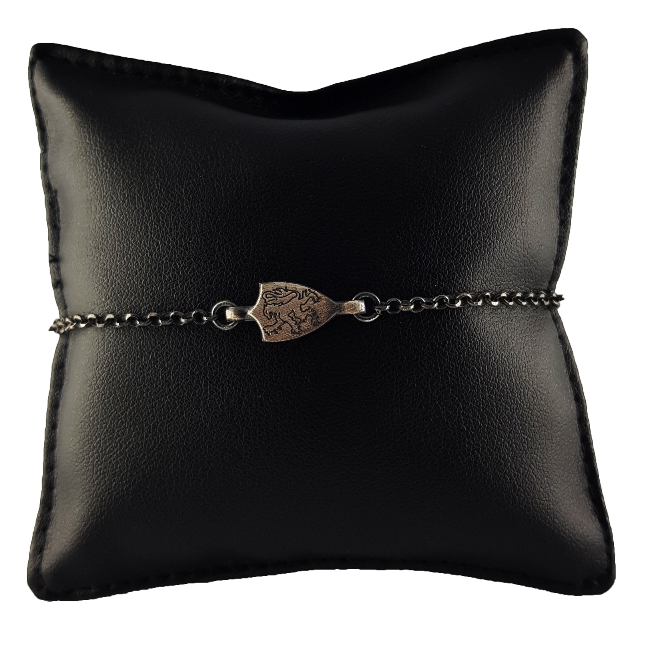 Bracciale Uomo in Argento 925 Scudo con Drago