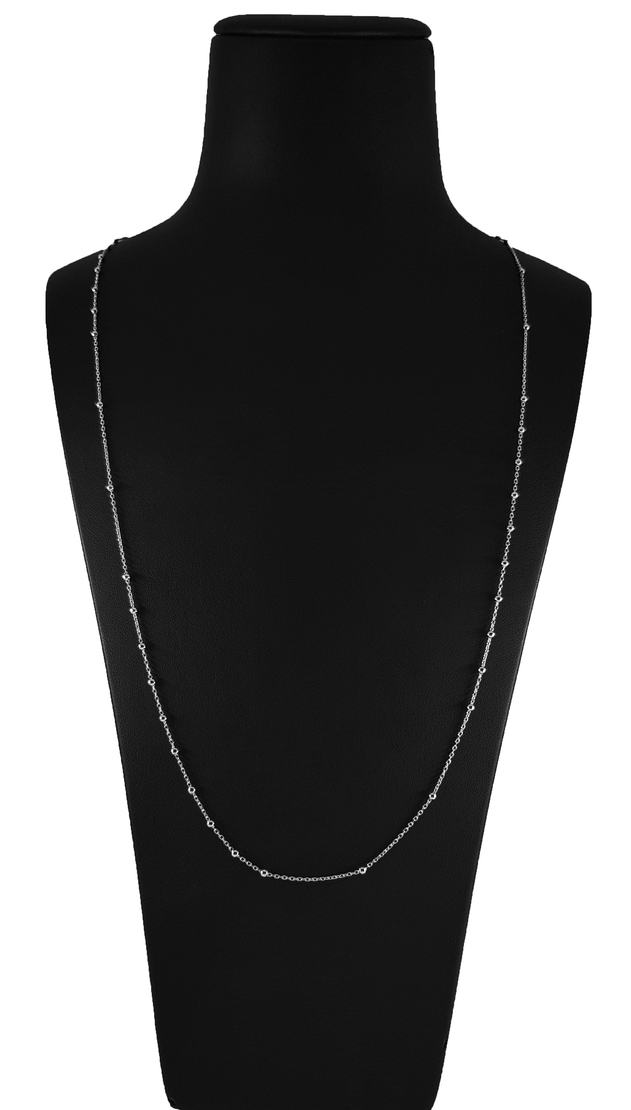 Collana a Rosario in Argento 925 70cm