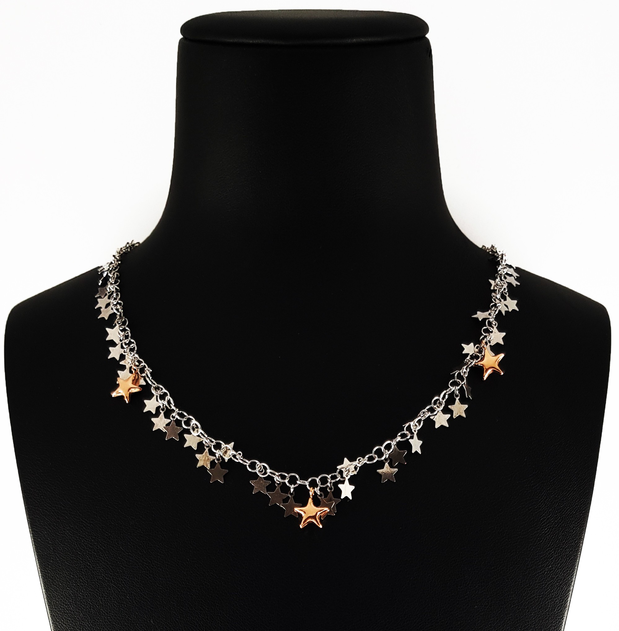 Collana in Argento 925 con Stelle 