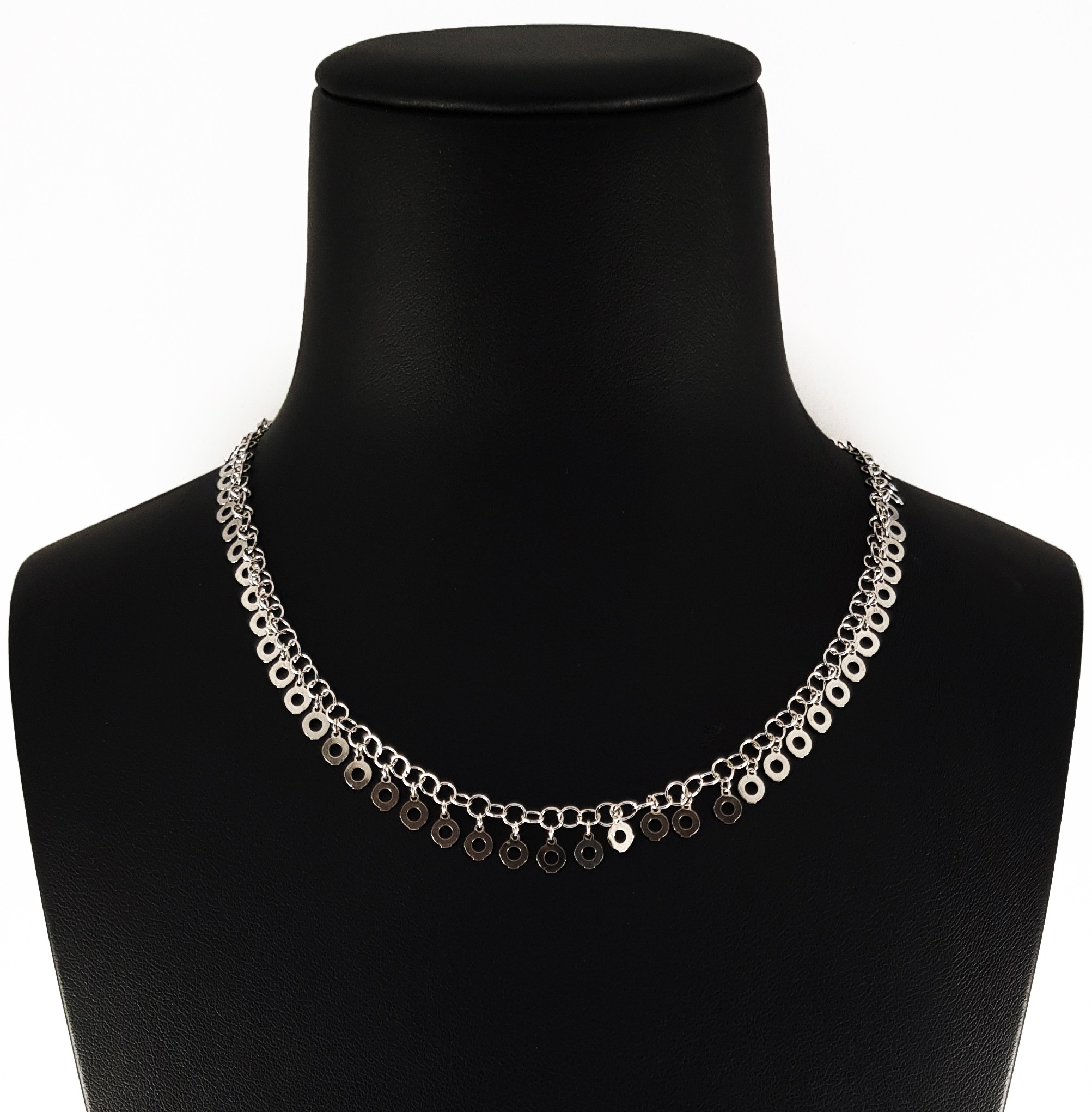 Collana in Argento 925 con Cerchi 