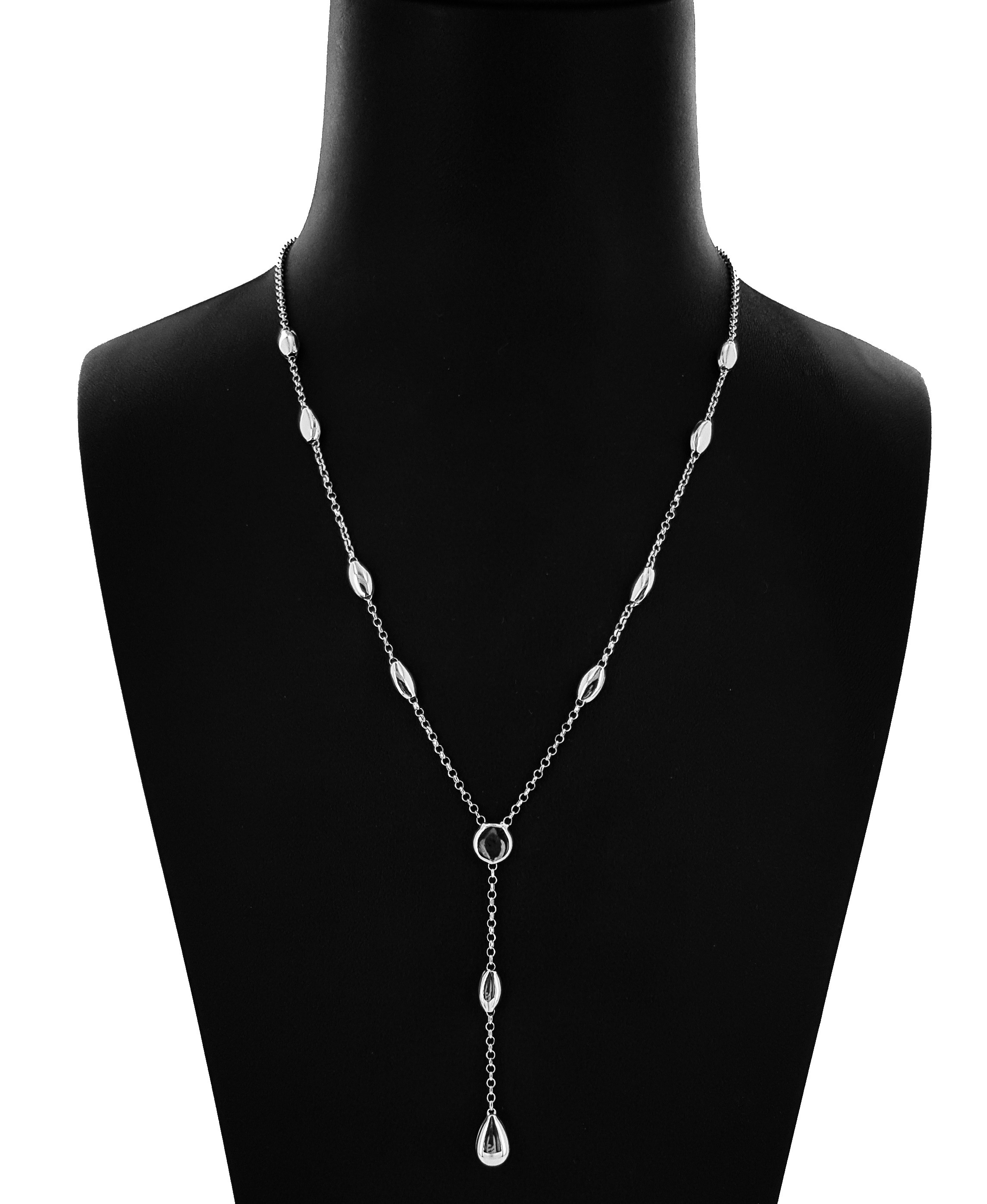 Collana in Argento 925 con Pendente a Goccia