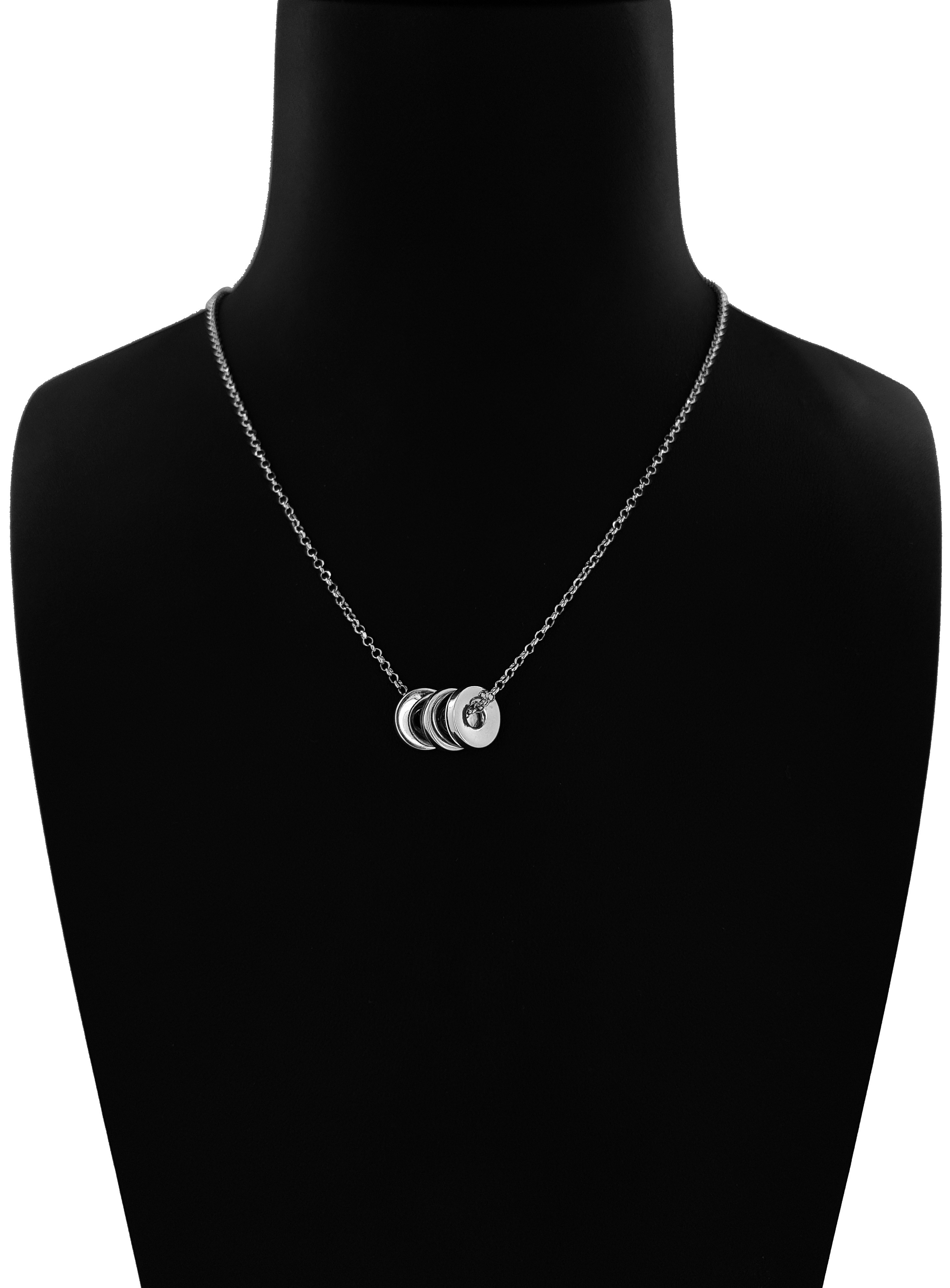 Collana in Argento 925 con Tre Cerchi