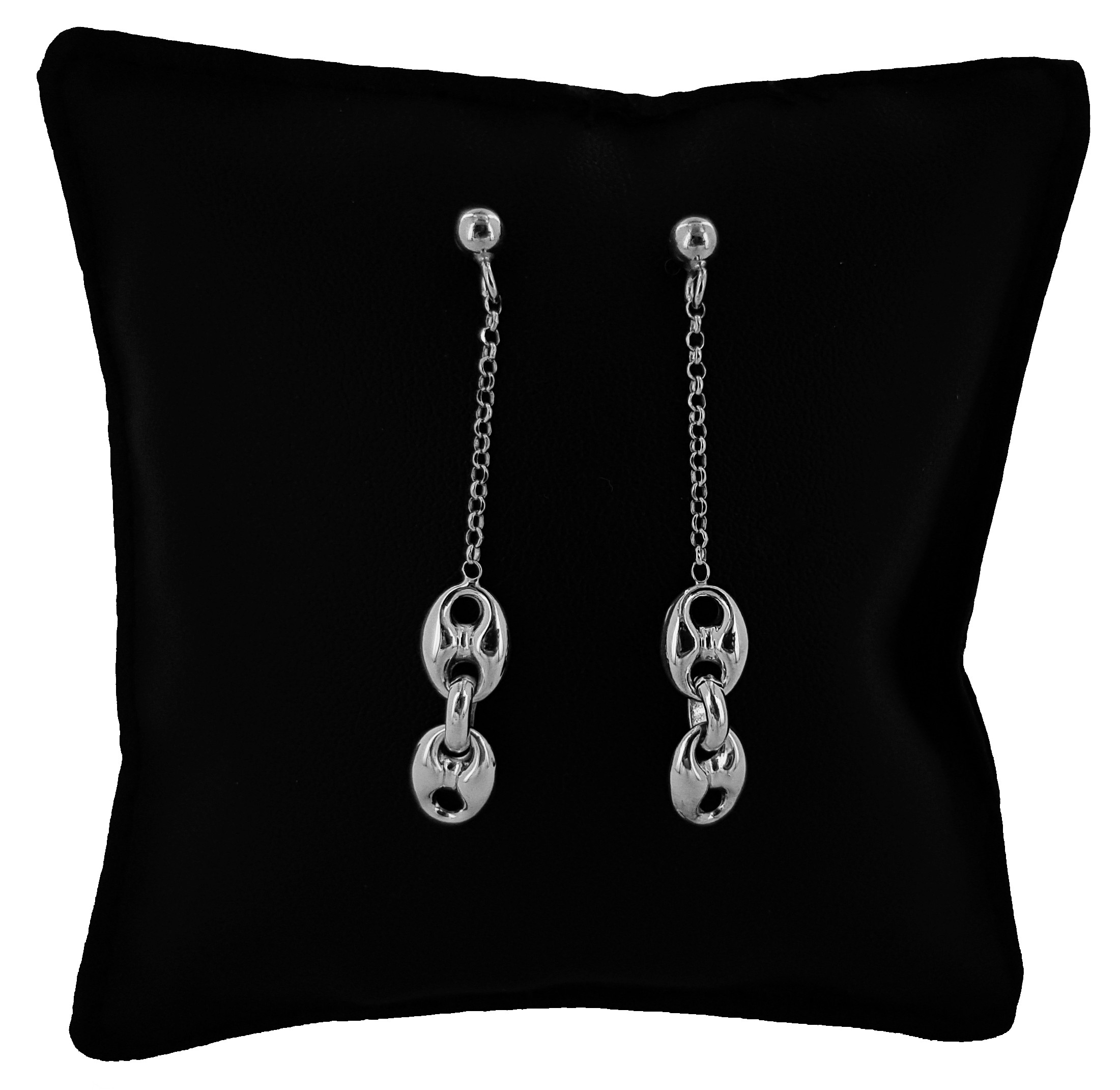 Orecchini in Argento 925 con Maglie Marine
