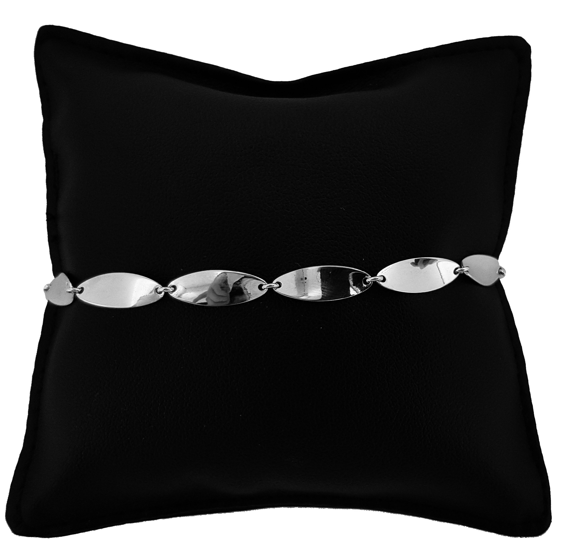 Bracciale in Argento 925 con Foglie Grandi