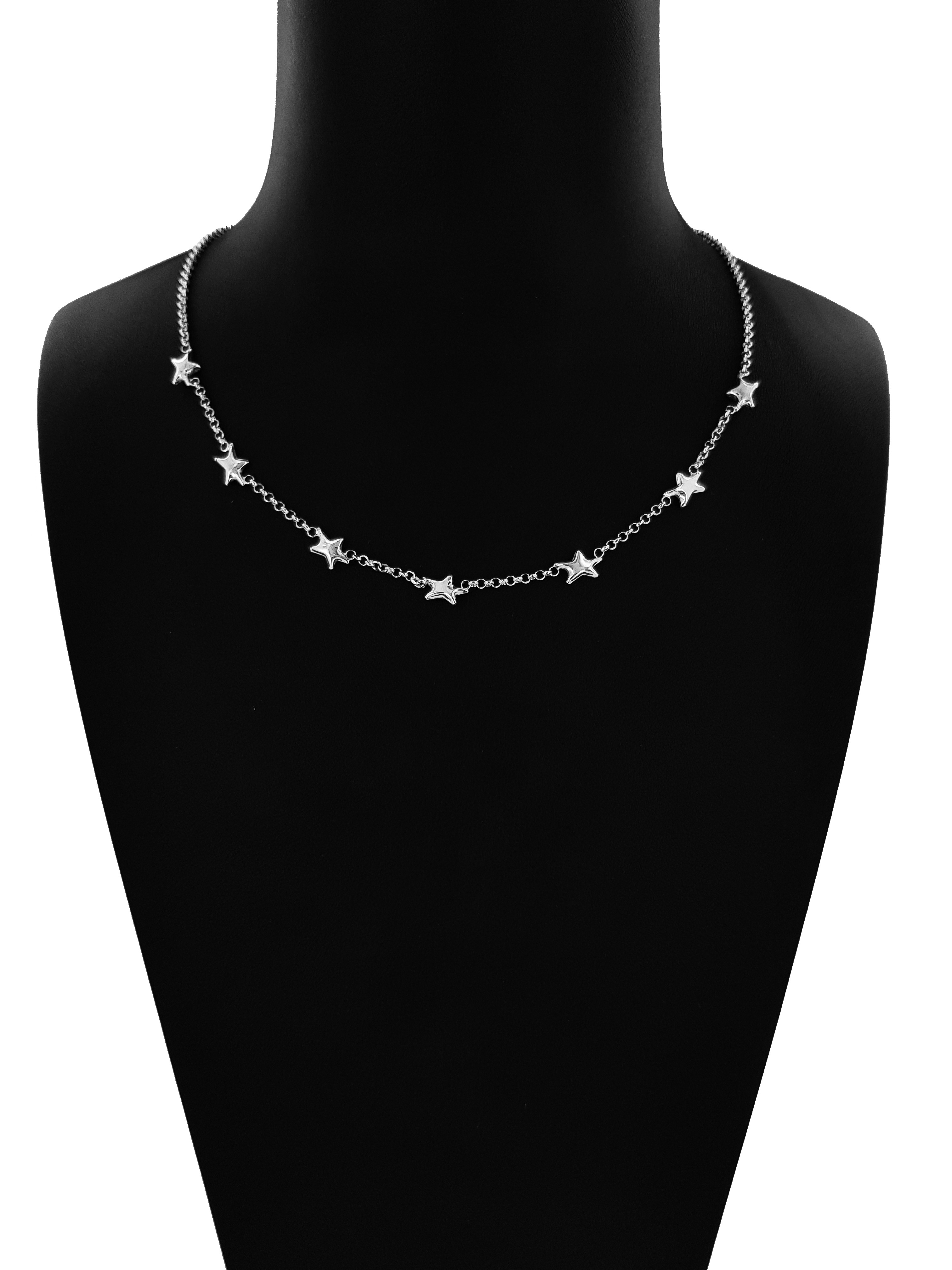 Collana in Argento 925 con Stelle