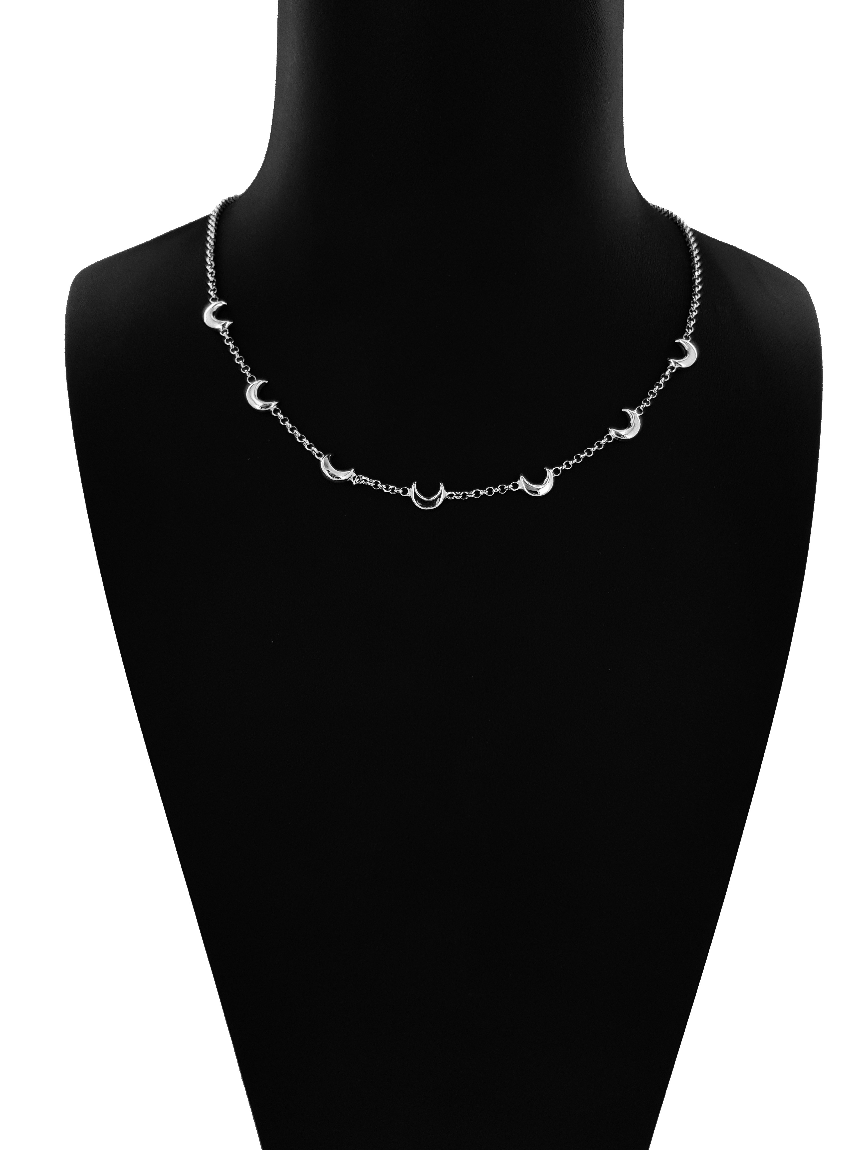 Collana in Argento 925 con Lune