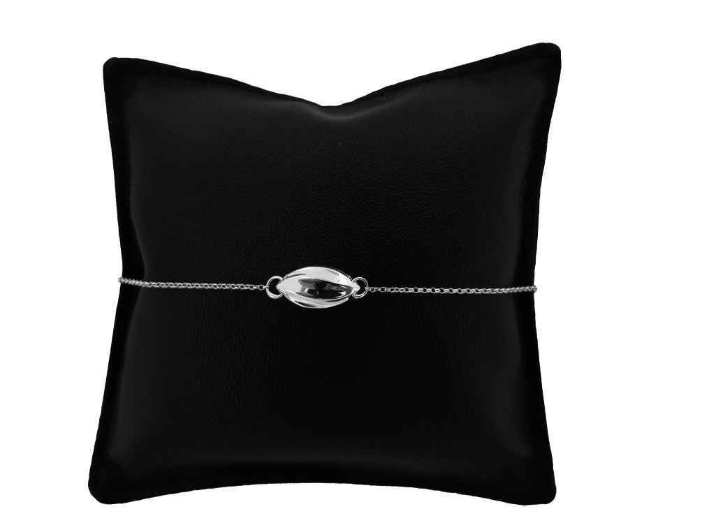 Bracciale Catena Minimal in Argento 925 con Pigna 