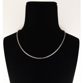 Collana in Argento 925 con pietre rosa chiaro