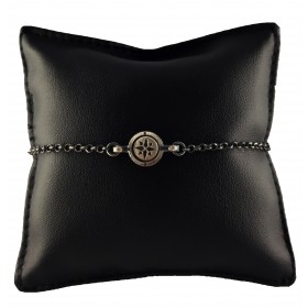 Bracciale Uomo in Argento 925 Rosa dei Venti