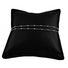Bracciale Rosario in Argento 925 a Doppio Giro