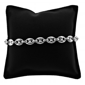 Bracciale in Argento 925 con Maglie Marine Piccole