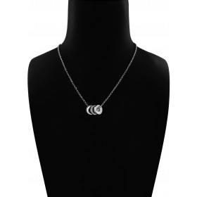 Collana in Argento 925 con Tre Cerchi