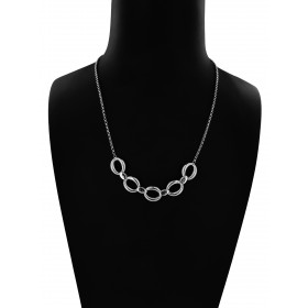 Collana Catena in Argento 925 con Maglie Rolò