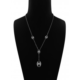 Collana in Argento 925 con Maglie Marine