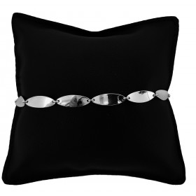 Bracciale in Argento 925 con Foglie Grandi