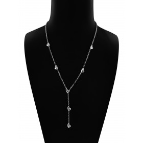 Collana in Argento 925 con Pendente Cuori