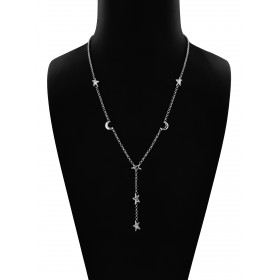 Collana in Argento 925 con Pendente Stelle