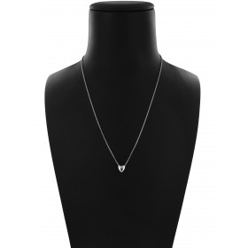Collana Catena Minimal in Argento 925 con Cuore