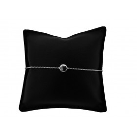 Bracciale Catena Minimal in Argento 925 con Cerchio