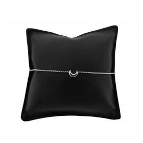 Bracciale Catena Minimal in Argento 925 con Luna 