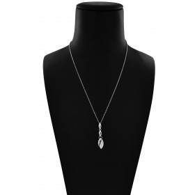Collana Catena Minimal in Argento 925 con Pigne Scalate