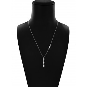 Collana Catena Minimal in Argento 925 con Pigne 