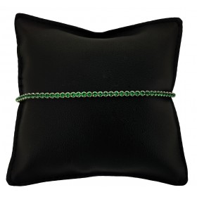 Bracciale Tennis Verde in Argento 925