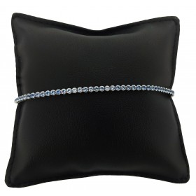 Bracciale Tennis Celeste in Argento 925