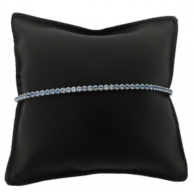 Bracciale Tennis Celeste in Argento 925